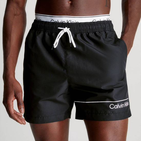 Calvin Klein Ανδρικό μαγιό Double Waistband Swim Shorts